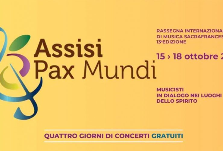 Assisi Pax Mundi 15-18 ottobre 2026 – XIII edizione