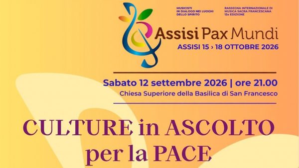 In Cammino verso Assisi Pax Mundi | 12 settembre 2026