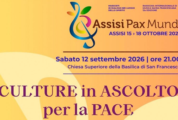 In Cammino verso Assisi Pax Mundi | 12 settembre 2026